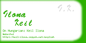 ilona keil business card